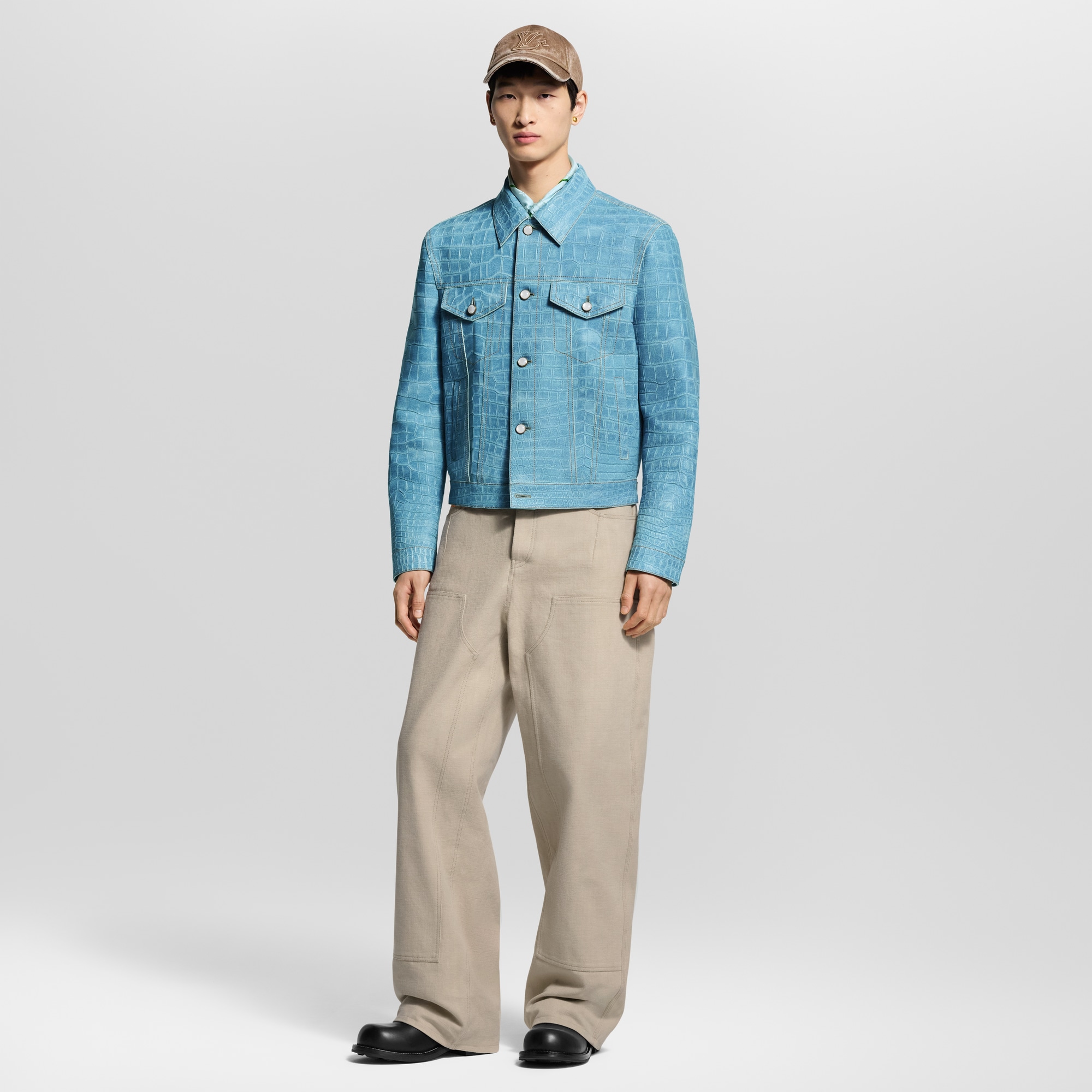 Single-Breasted Kimono Workwear Coat - Ready-to-Wear 1AIMTO